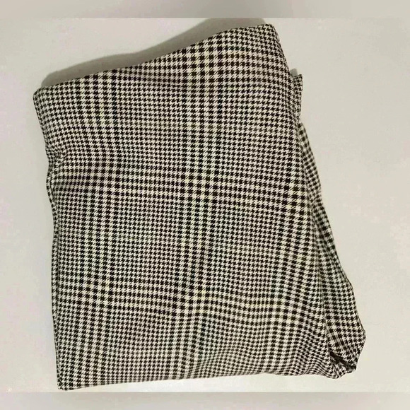 Jules & Leopold Stretch Plaid Pants/Leggings, Size Medium, Brown/Tan/Cream - Picture 8 of 11